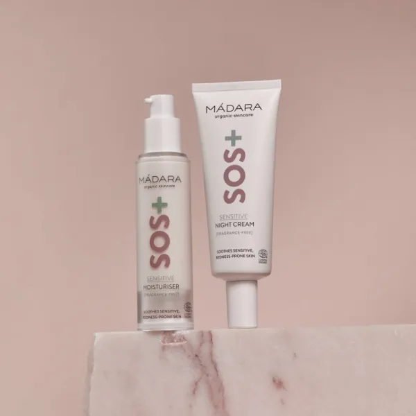 MÁDARA SOS+ Sensitive nočný krém pre citlivú pleť 70 ml