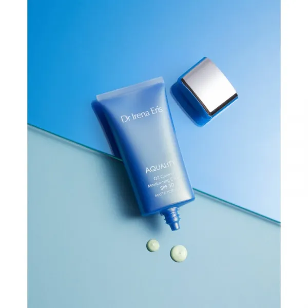 Dr Irena Eris Aquality Oil-Control Moisturizing Cream hĺbkovo hydratačný krém proti vráskam SPF 30 50 ml