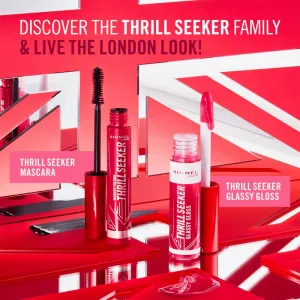 Rimmel Thrill Seeker Glassy Gloss lesk na pery pre väčší objem odtieň 600 Berry Glace 10 ml