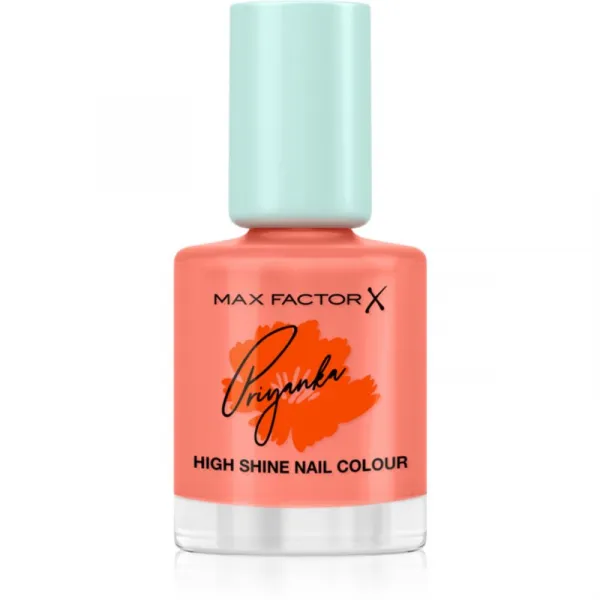 Max Factor x Priyanka Miracle Pure rýchloschnúci lak na nechty limitovaná edícia odtieň 410 Bold Marigold 12 ml
