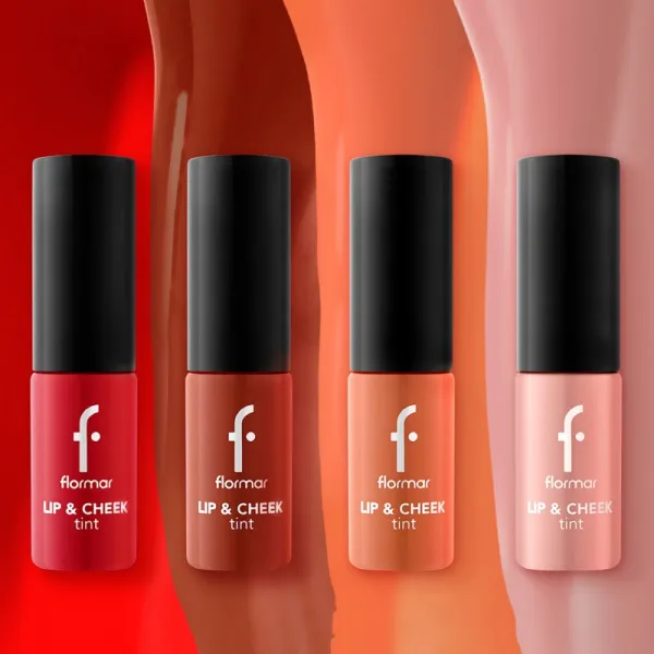 flormar Lip & Cheek Tint tekutá lícenka na pery a líca odtieň 001 Scarlet Ruby 6.7 ml