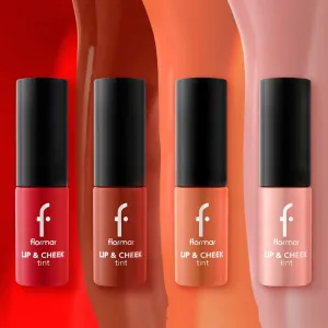flormar Lip & Cheek Tint tekutá lícenka na pery a líca odtieň 001 Scarlet Ruby 6.7 ml