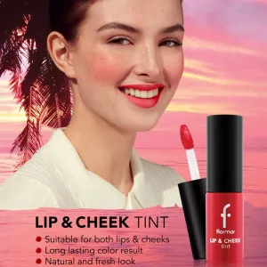 flormar Lip & Cheek Tint tekutá lícenka na pery a líca odtieň 001 Scarlet Ruby 6.7 ml