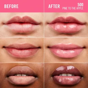 Rimmel Thrill Seeker Glassy Gloss lesk na pery pre väčší objem odtieň 500 Pine to the Apple 10 ml