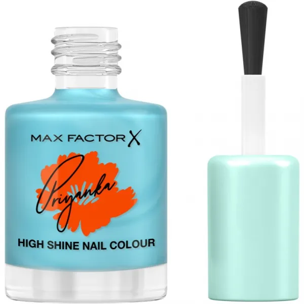 Max Factor x Priyanka Miracle Pure rýchloschnúci lak na nechty limitovaná edícia odtieň 880 Sunlit Waters 12 ml