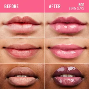 Rimmel Thrill Seeker Glassy Gloss lesk na pery pre väčší objem odtieň 600 Berry Glace 10 ml