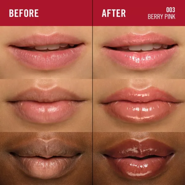 Rimmel Oh My Gloss! Lip Oil olej na pery s hydratačným účinkom odtieň 003 Berry Pink 4,5 ml