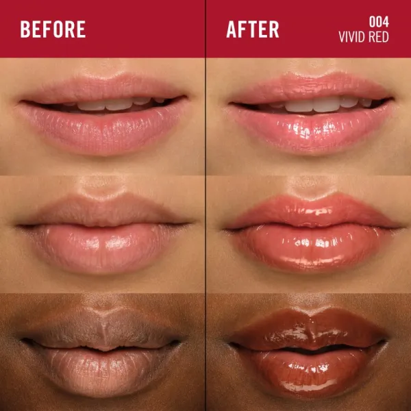 Rimmel Oh My Gloss! Lip Oil olej na pery s hydratačným účinkom odtieň 004 Vivid Red 4,5 ml