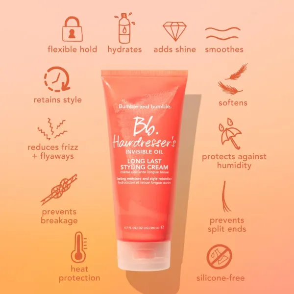Bumble and bumble Hairdresser's Invisible Oil Styling Cream hydratačný stylingový krém 200 ml