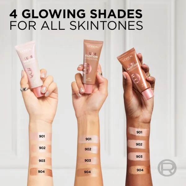 L’Oréal Paris Lumi Glotion krémový rozjasňovač s hydratačným účinkom odtieň 903 Medium Glow 40 ml