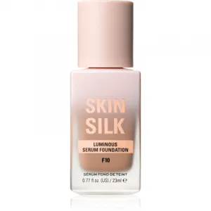 Makeup Revolution Skin Silk Serum Foundation ľahký make-up s rozjasňujúcim účinkom odtieň F10 23 ml