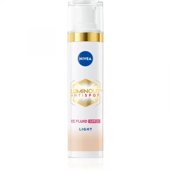 NIVEA Luminous 630 Anti Spot rozjasňujúci CC krém SPF 30 odtieň Light 40 ml