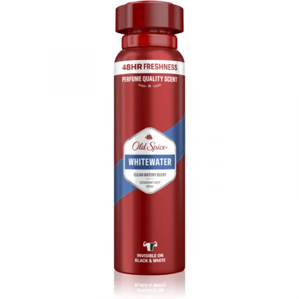 Old Spice Whitewater Dezodorant V Spreji Pre Mužov 150ml, 48 h Sviežosť a Bez Hliníka