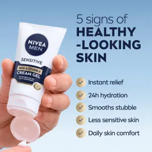 NIVEA MEN Sensitive krémový gél na upokojenie pleti pre mužov 50 ml