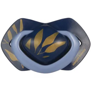 CANPOL BABIES Cumlík silikónový symetrický Light touch GOLD 6-18m 2ks modrý