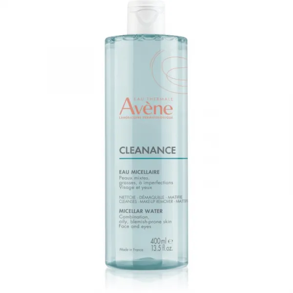 Avène Cleanance micelárna voda pre mastnú a zmiešanú pleť 400 ml