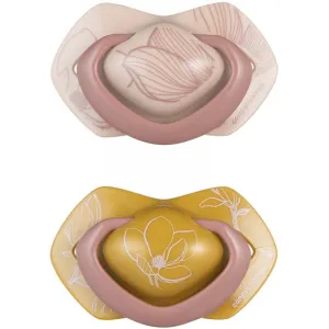 Canpol babies Light Touch Gold cumlík 0-6m Pink 2 ks