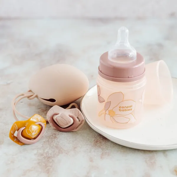 Canpol babies Light Touch Gold cumlík 0-6m Pink 2 ks