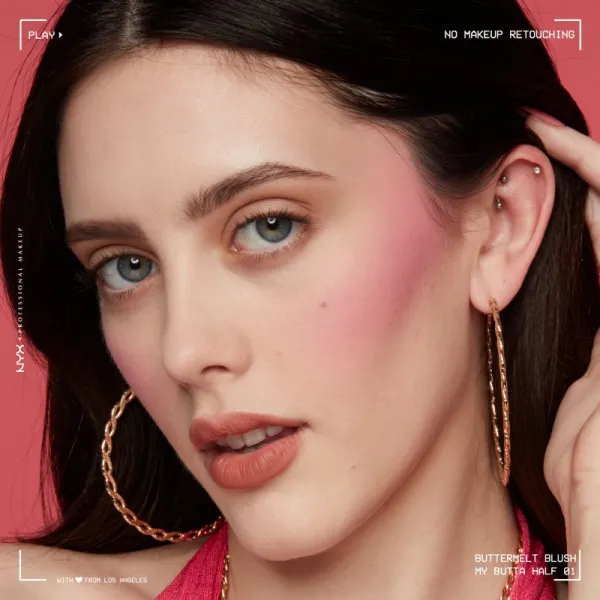 NYX Professional Makeup Buttermelt Blush púdrová lícenka odtieň 01 My Butta Half 5 g