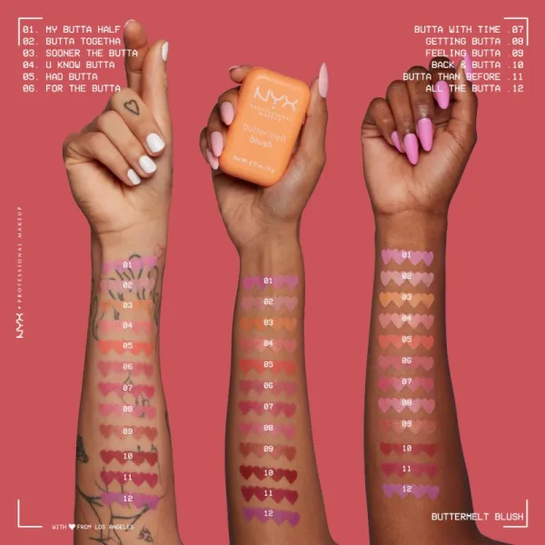 NYX Professional Makeup Buttermelt Blush púdrová lícenka odtieň 04 U Know Butta 5 g