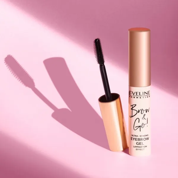 Eveline Cosmetics Brow & Go! gél na obočie s extra silnou fixáciou 6 ml