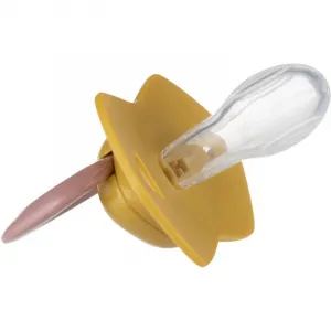 CANPOL BABIES Cumlík silikónový symetrický Light touch GOLD 18m+m 2ks ružový