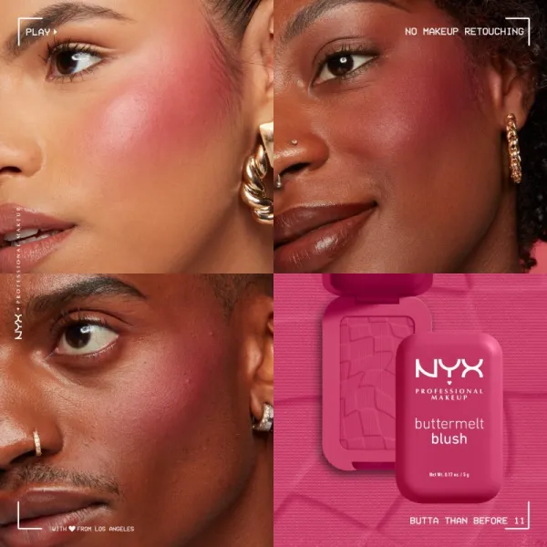 NYX Professional Makeup Buttermelt Blush púdrová lícenka odtieň 11 Butta Than Before 5 g