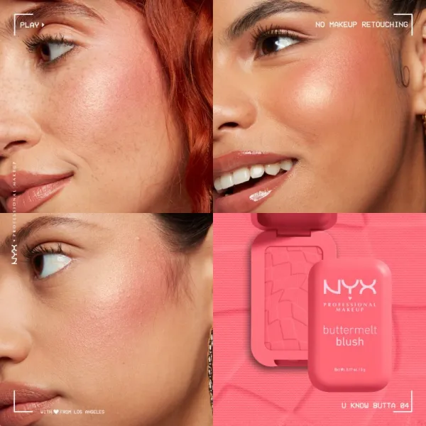 NYX Professional Makeup Buttermelt Blush púdrová lícenka odtieň 04 U Know Butta 5 g
