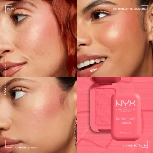 NYX Professional Makeup Buttermelt Blush púdrová lícenka odtieň 04 U Know Butta 5 g