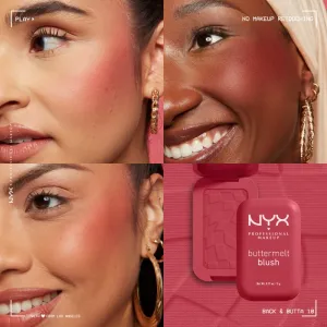NYX Professional Makeup Buttermelt Blush púdrová lícenka odtieň 10 Back and Butta 5 g