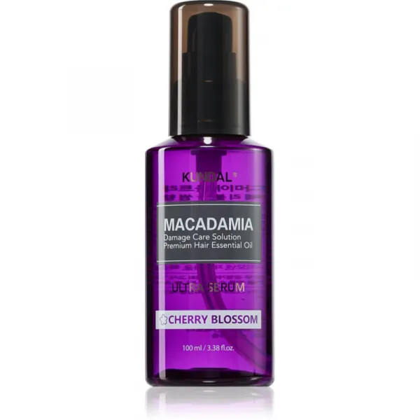 KUNDAL Macadamia Ultra Serum Cherry Blossom regeneračné olejové sérum pre poškodené vlasy 100 ml