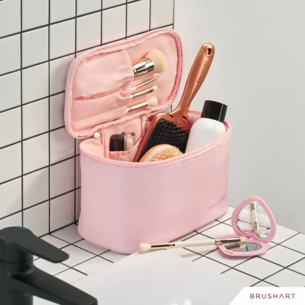 BrushArt Accessories Make-up bag kozmetická taška Pink 1 ks
