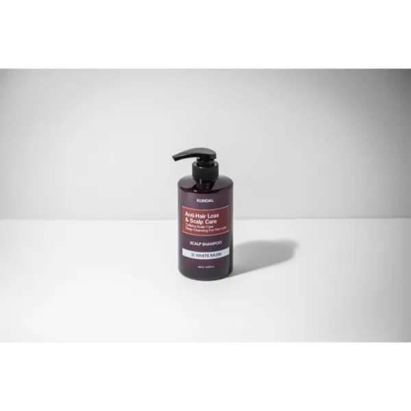KUNDAL Caffeine Shampoo White Musk prírodný šampón proti vypadávaniu vlasov 500 ml