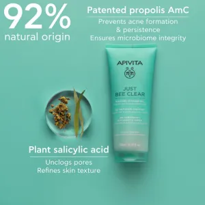Apivita Just Bee Clear Purifying Cleanser Gel čistiaci pleťový gél proti akné 200 ml