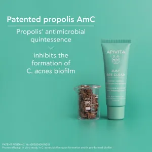 Apivita Just Bee Clear Blemish Control Moisturizer hydratačný krém na tvár s niacínamidom 40 ml
