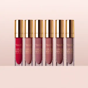 Pierre René Cover Matte matný tekutý rúž odtieň 06 Burnt Sugar 5 ml