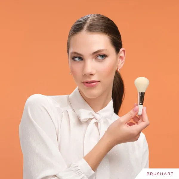 BrushArt Basic On-the-go Glam mini make-up brush set cestovná sada štetcov s taštičkou mini