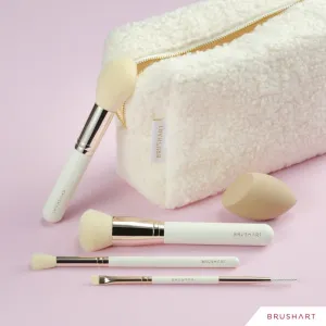 BrushArt Basic Soft Glam make-up brush set Sada štetcov s taštičkou