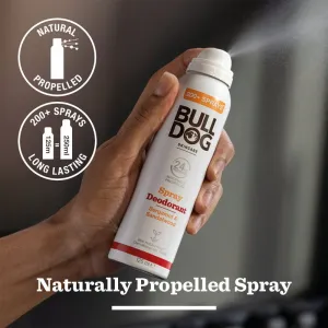 Bulldog Bergamot &Sandalwood Spray Deodorant dezodorant v spreji bez obsahu hliníka 125 ml