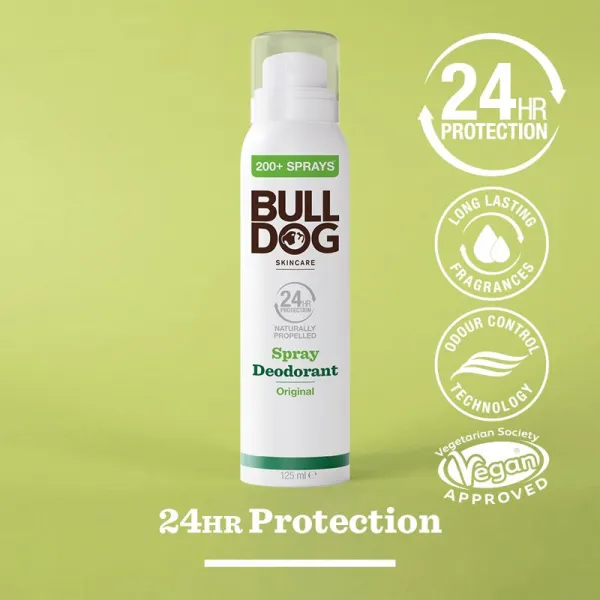 Bulldog Original Spray Deodorant dezodorant v spreji bez obsahu hliníka 125 ml