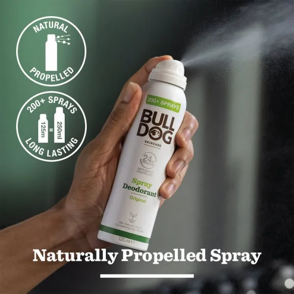Bulldog Original Spray Deodorant dezodorant v spreji bez obsahu hliníka 125 ml