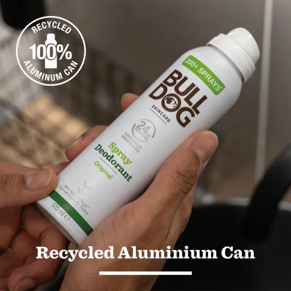 Bulldog Original Spray Deodorant dezodorant v spreji bez obsahu hliníka 125 ml