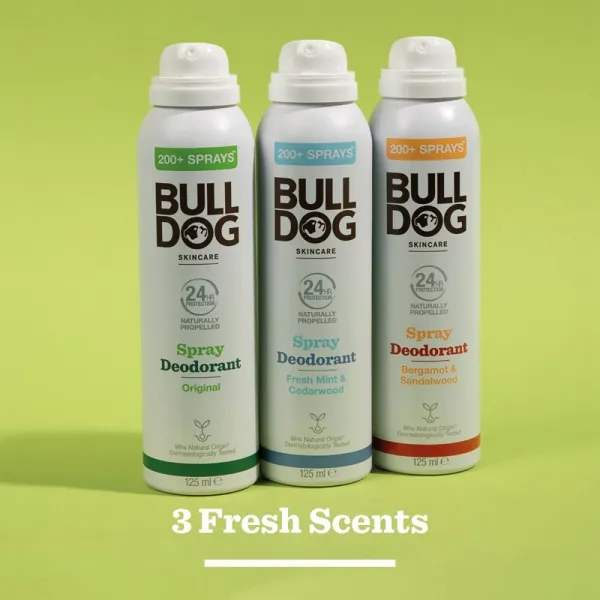 Bulldog Original Spray Deodorant dezodorant v spreji bez obsahu hliníka 125 ml