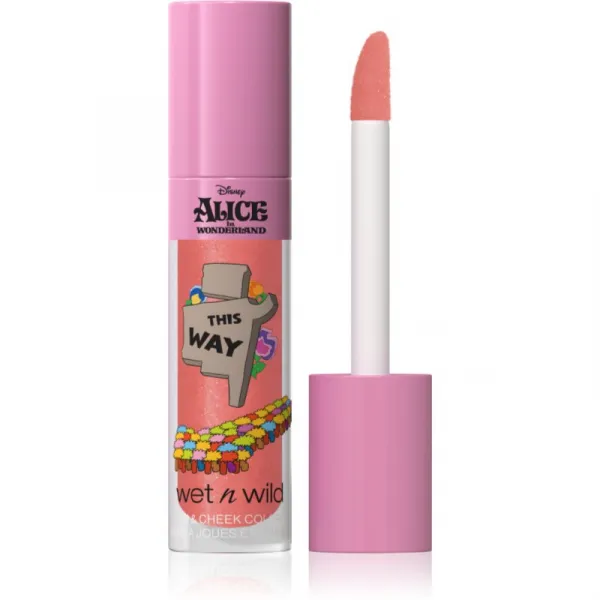 Wet n Wild Alice in Wonderland balzam na pery a lícenka odtieň This Way 6.5 ml