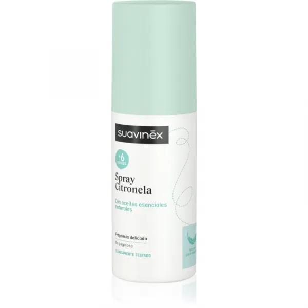SUAVINEX - Citronella Sprej proti proti komárom, všiam a kliešťom 100 ml NOVINKA