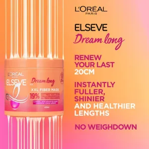 L’Oréal Paris Elseve Dream Long regeneračná maska na vlasy pre slabé, namáhané vlasy 400 ml