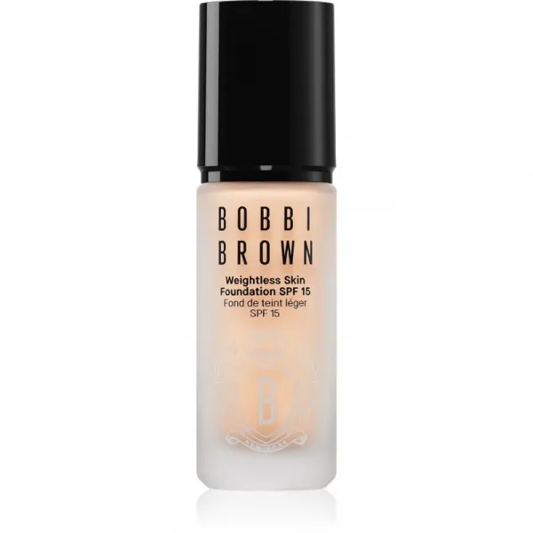 Bobbi Brown Weightless Skin Foundation SPF 15 Mini dlhotrvajúci zmatňujúci make-up s hydratačným účinkom odtieň Warm Beige 13 ml