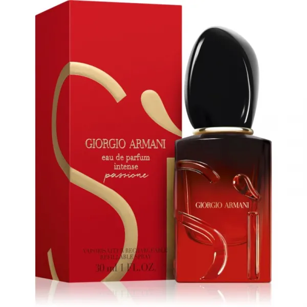 Armani Sì Passione Intense parfumovaná voda plniteľná pre ženy 30 ml