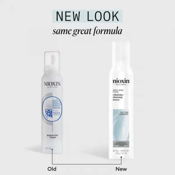 Nioxin Density Defend Styling Volumizing penové tužidlo pre objem vlasov 200 ml