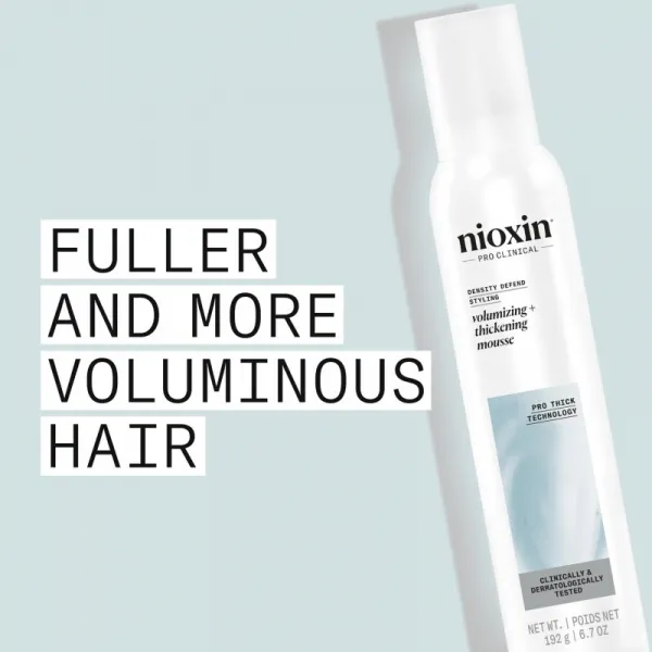 Nioxin Density Defend Styling Volumizing penové tužidlo pre objem vlasov 200 ml